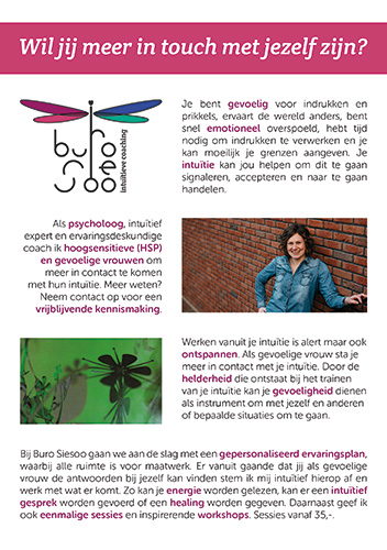flyer Buro Siesoo voorkant