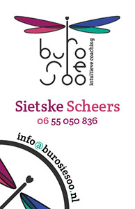 Voorkant visitekaartje Buro Siesoo