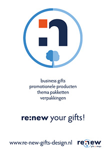 With complimentskaarts Re:new achterkant