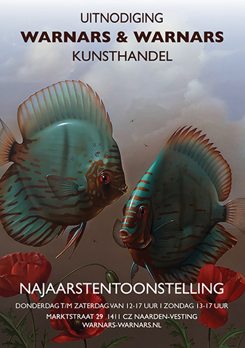 flyer Warnars & Warnars Art Dealers achterkant